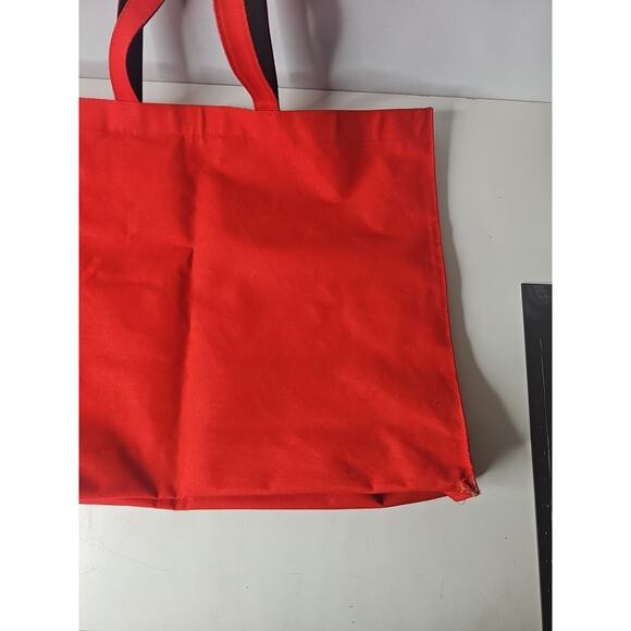 Le Supersac Red Oversized Shopper Bag Tote Carry On Rainbow Vintage - Picture 11 of 16